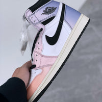 Low Top Sneakers, White Purple Colorway, Gradient Colorway, Lace Up Design, Casual Gift for Sneaker Fans