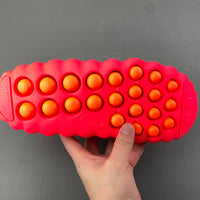 Slides, Red Colorway, Slip On Design, Casual Gift for Shoe Lovers