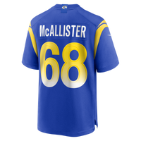Los Angeles Rams Mike McAllister Royal Home Game Jersey