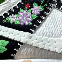 Low Top Sneakers, White Black Colorway, Lace Up Design, Casual Gift for Sneaker Fans