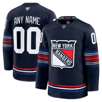 New York Rangers Navy Alternate Premium Custom Jersey
