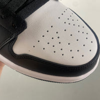 Low Top Sneakers, White Black Colorway, Lace Up Design, Casual Gift for Sneaker Fans