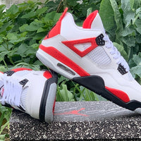 Sneakers, Red Colorway, Lace Up Design, Casual Gift for Sneaker Fans