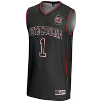 #1 South Carolina Gamecocks Lightweight Basketball Jersey - Black