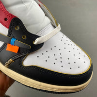 Low Top Sneakers, White Black Red Colorway, Leather Footwear, Reverse Hook Design, Lace Up Design, Casual Gift for Sneaker Fans