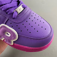 Low Top Sneakers, Purple Colorway, Reflective Detail, Lace Up Design, Casual Gift for Sneaker Fans