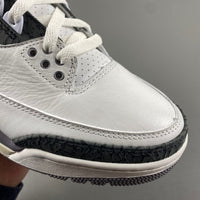 Low Top Sneakers, White Black Gray Colorway, Lace Up Design, Casual Gift for Sneaker Fans