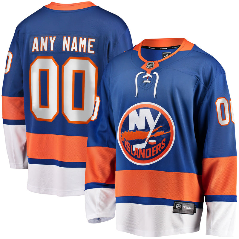 New York Islanders Blue Home Breakaway Custom Jersey