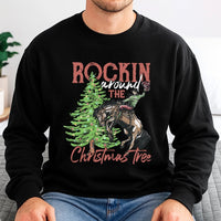 Rodeo Horse Christmas Crewneck, Western Cowboy Christmas Sweatshirt, Country Ranch Christmas Sweater, Western Graphic Holiday Pullover