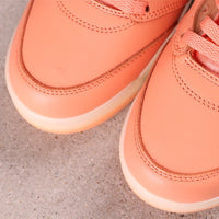 High Top Sneakers, Peach Colorway, Lace Up Design, Casual Gift for Sneaker Fans
