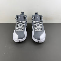 High Top Sneakers, White Gray Colorway, Lace Up Design, Casual Gift for Sneaker Fans