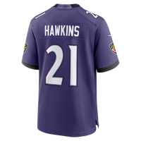 Baltimore Ravens Jaylinn Hawkins Purple Team Game Jersey