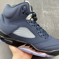 Sneakers, Navy Colorway, Lace Up Design, Casual Gift for Sneaker Fans