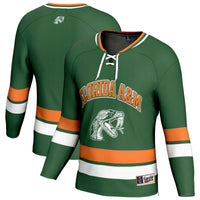 Florida A&M Rattlers Spirit Hockey Jersey - Green