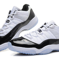 Low Top Sneakers, Black White Colorway, Lace Up Design, Casual Gift for Sneaker Fans