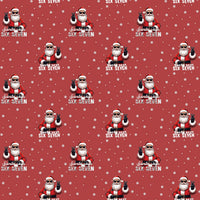 Cool Santa Claus Gift Wrap, Peace Sign Santa Wrapping Paper, Retro Christmas Wrapping Paper, Festive Gift Wrap, Fun Xmas Wrapping Paper