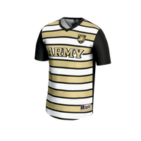 #1 Army Black Knights Lightweight Soccer Fashion Jersey - Black