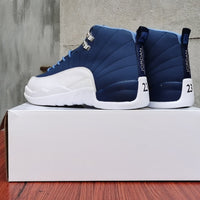 Sneakers, Blue White Colorway, Lace Up Design, Casual Gift for Sneaker Fans