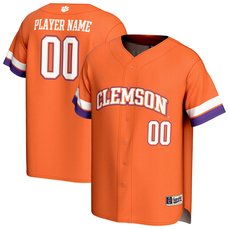 Clemson Tigers Baseball Fashion Jersey - Orange