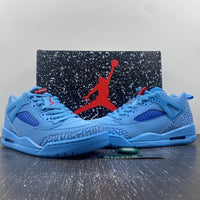 Low Top Sneakers, Blue Colorway, Lace Up Design, Casual Gift for Sneaker Fans
