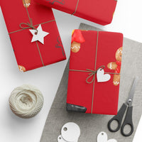 Christmas Mushroom Gift Wrap, Gingerbread Man Wrapping Paper, Whimsical Holiday Present Wrap, Adorable Xmas Gingerbread Gift Wrapping Paper
