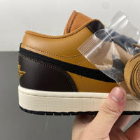 Low Top Sneakers, Black Brown Colorway, Lace Up Design, Casual Gift for Sneaker Fans