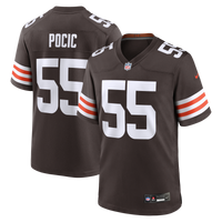 Cleveland Browns Ethan Pocic Brown Game Jersey