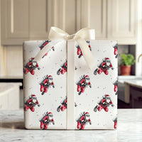 Underwater Christmas Gift Wrap, Scuba Diving Santa Wrapping Paper, Humorous Diver Holiday Wrapping Paper, Ocean Lover Festive Gift Wrap Roll