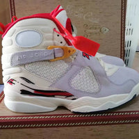 Sneakers, White Gray Red Colorway, Lace Up Design, Casual Gift for Sneaker Fans