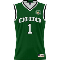 #1 Ohio Bobcats Lightweight Basketball Jersey - Green