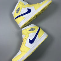 Sneakers, Yellow White Colorway, Lace Up Design, Casual Gift for Sneaker Fans