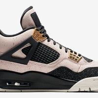 Sneakers, White Black Pink Gold Colorway, Lace Up Design, Casual Gift for Sneaker Fans