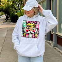 Watercolor Holiday Sweatshirt, Nutcracker Christmas Hoodie, Adorable Festive Xmas Art Hoodie, Nutcracker Ballet Graphic Hoodie, Winter Present
