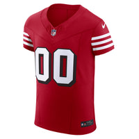 San Francisco 49ers Scarlet Alternate Elite Custom Jersey