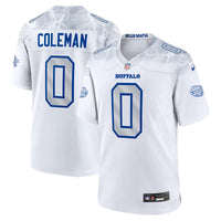 Buffalo Bills Keon Coleman White 2025 Rivalries Collection Game Jersey