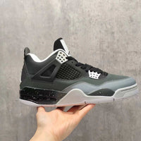 Mid Top Sneakers, Gray Black Colorway, Lace Up Design, Casual Gift for Sneaker Fans