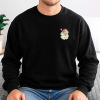 Retro Santa Christmas Crewneck, Vintage Santa Sweatshirt, Santa Claus Graphic Sweater, Comfy Holiday Sweatshirt, Festive Christmas Present