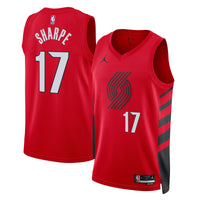 Portland Trail Blazers Statement Edition Swingman Jersey - Red - Shaedon Sharpe