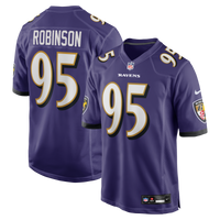 Baltimore Ravens Tavius Robinson Purple Team Game Jersey