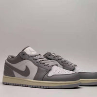 Retro Low Top Sneakers, Gray Colorway, Lace Up Design, Casual Gift for Sneaker Fans