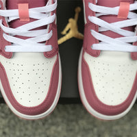 Low Top Sneakers, White Pink Colorway, Lace Up Design, Casual Gift for Sneaker Fans
