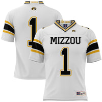 #1 Missouri Tigers Football Jersey - White