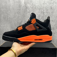 Mid Top Sneakers, Orange Colorway, Lace Up Design, Casual Gift for Sneaker Fans