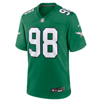 Philadelphia Eagles Jalen Carter Kelly Green Alternate Game Jersey