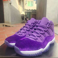 High Top Sneakers, Purple Colorway, Lace Up Design, Casual Gift for Sneaker Fans