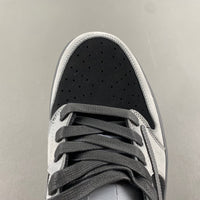 Low Top Sneakers, Black Gray Colorway, Reverse Hook Design, Lace Up Design, Casual Gift for Sneaker Fans