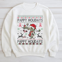 Humorous OBGYN Christmas Sweatshirt, Pappy Holidays Speculum Sweatshirt, Ugly Sweater Medical Crewneck, Doctor Nurse Holiday Sweatshirt Present
