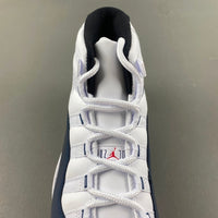 Low Top Sneakers, Blue White Red Colorway, Lace Up Design, Casual Gift for Sneaker Fans