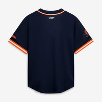 Navy Virginia Cavaliers Mesh Full-Button Replica Baseball Jersey