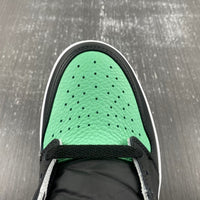High Top Sneakers, Green Colorway, Glow in the Dark Detail, Lace Up Design, Casual Gift for Sneaker Fans